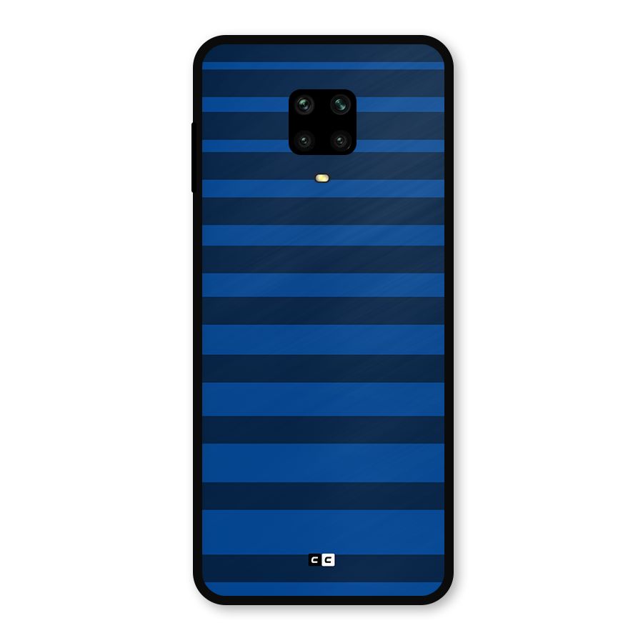 Chelsea Stripes Metal Back Case for Redmi Note 9 Pro Max