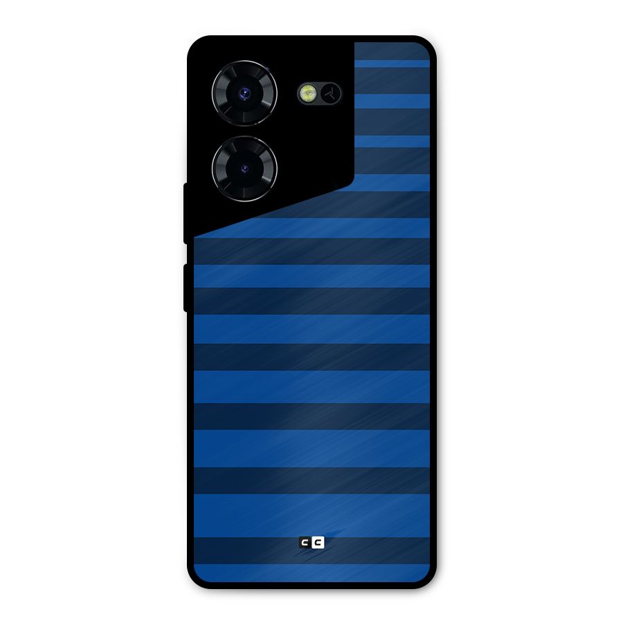 Chelsea Stripes Metal Back Case for Tecno Pova 5 Pro 5G