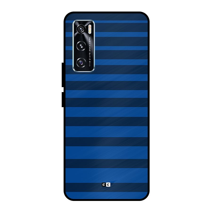 Chelsea Stripes Metal Back Case for Vivo V20 SE