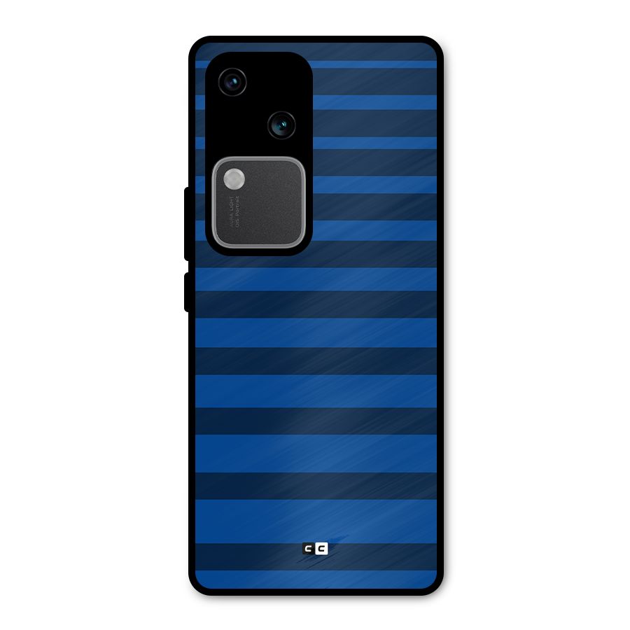 Chelsea Stripes Metal Back Case for Vivo V30 Pro