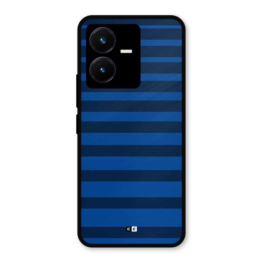 Chelsea Stripes Metal Back Case for Vivo Y22