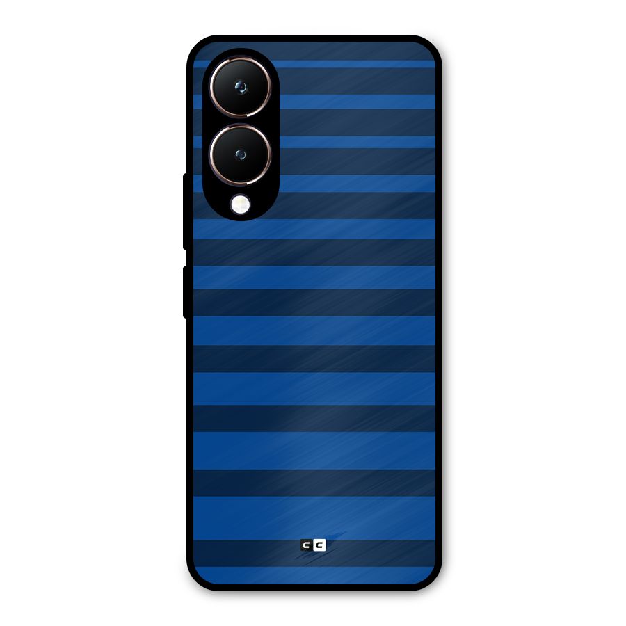 Chelsea Stripes Metal Back Case for Vivo Y28