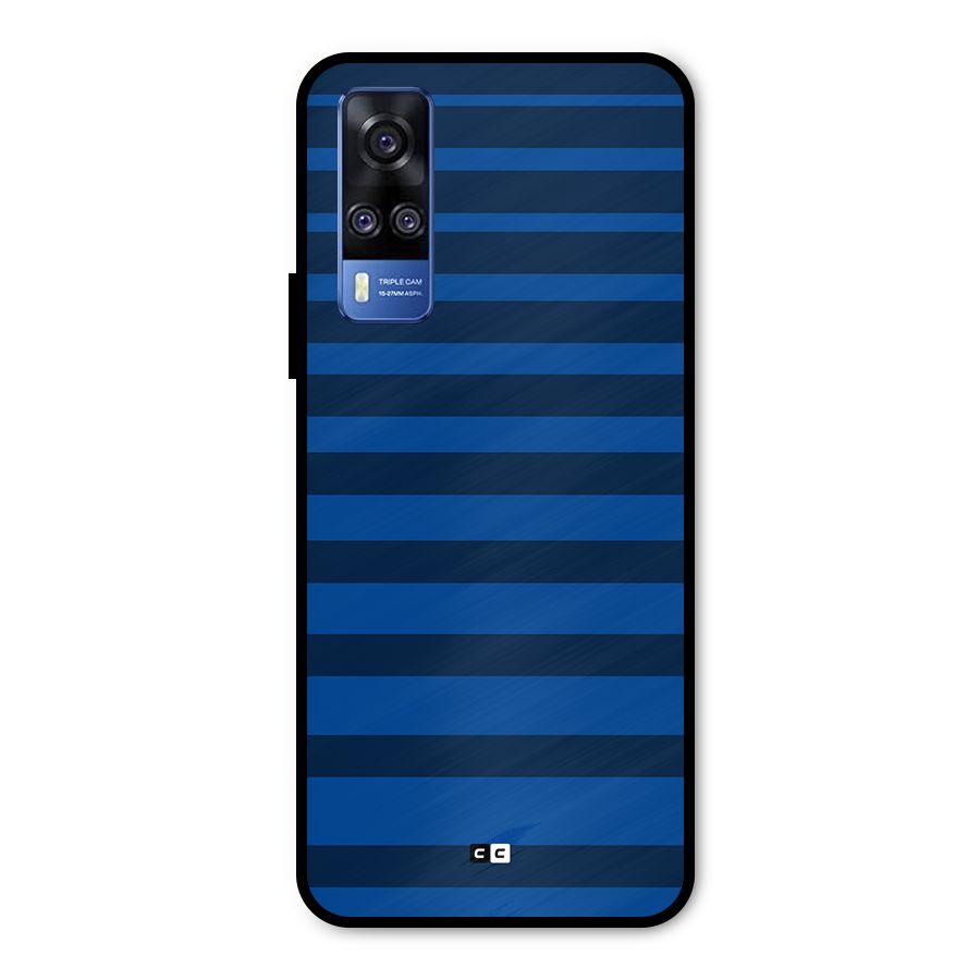 Chelsea Stripes Metal Back Case for Vivo Y31