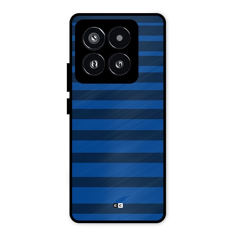 Chelsea Stripes Metal Back Case for Xiaomi 14 Pro