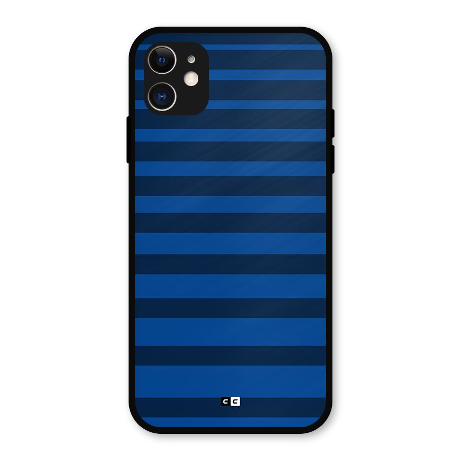 Chelsea Stripes Metal Back Case for iPhone 11