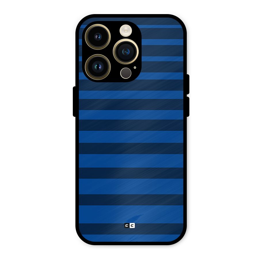 Chelsea Stripes Metal Back Case for iPhone 14 Pro