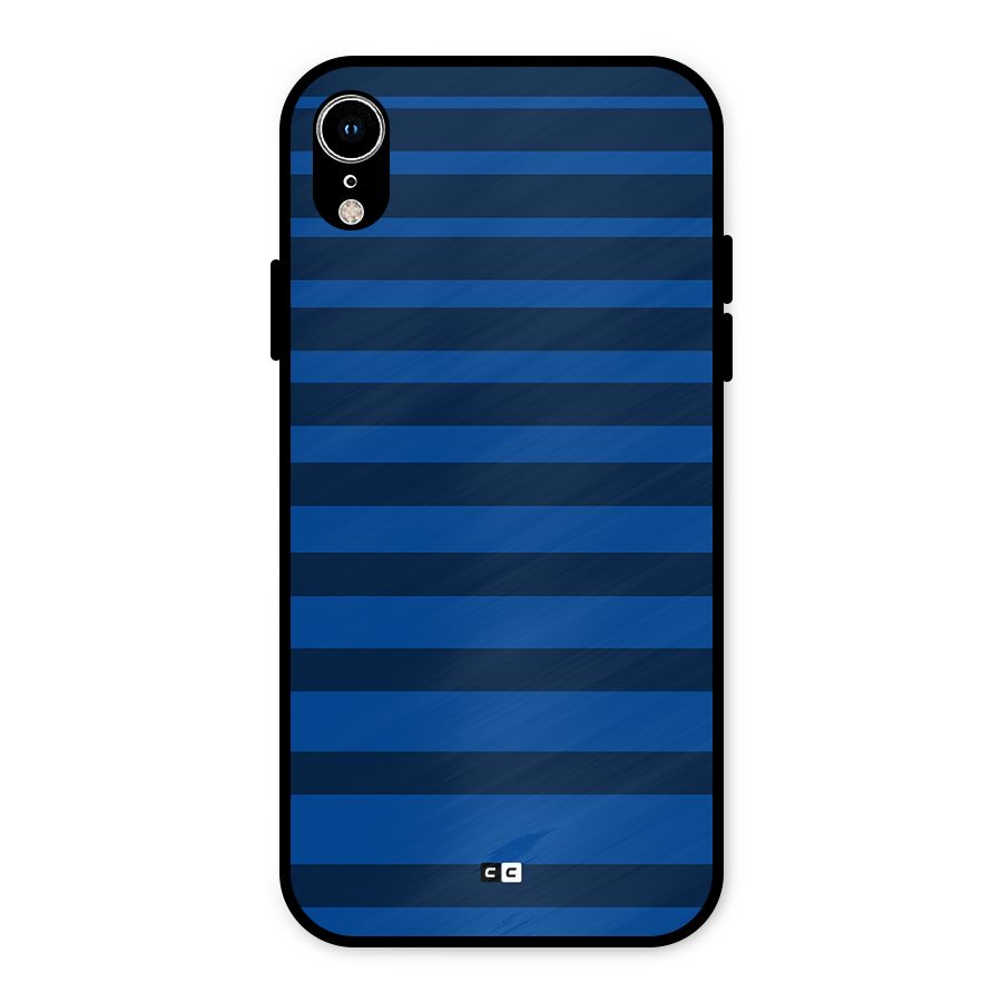 Chelsea Stripes Metal Back Case for iPhone XR