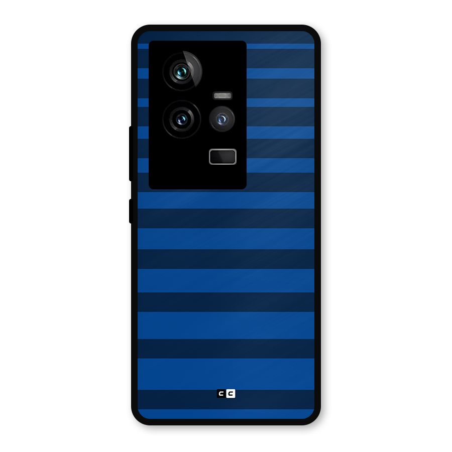 Chelsea Stripes Metal Back Case for iQOO 11 5G