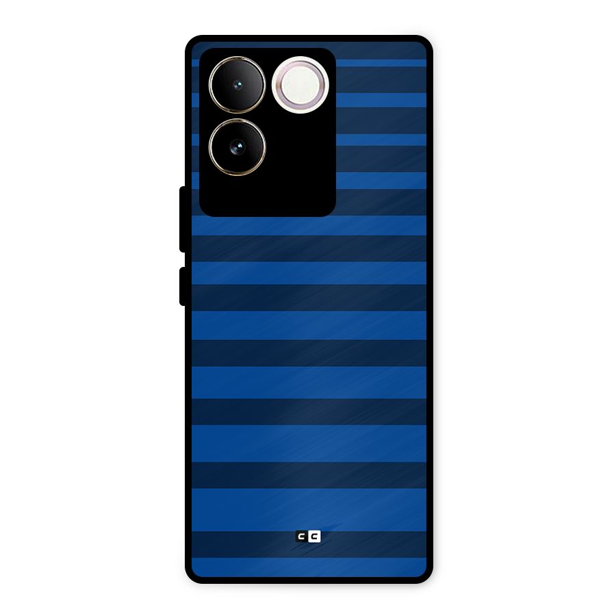 Chelsea Stripes Metal Back Case for iQOO Z7 Pro