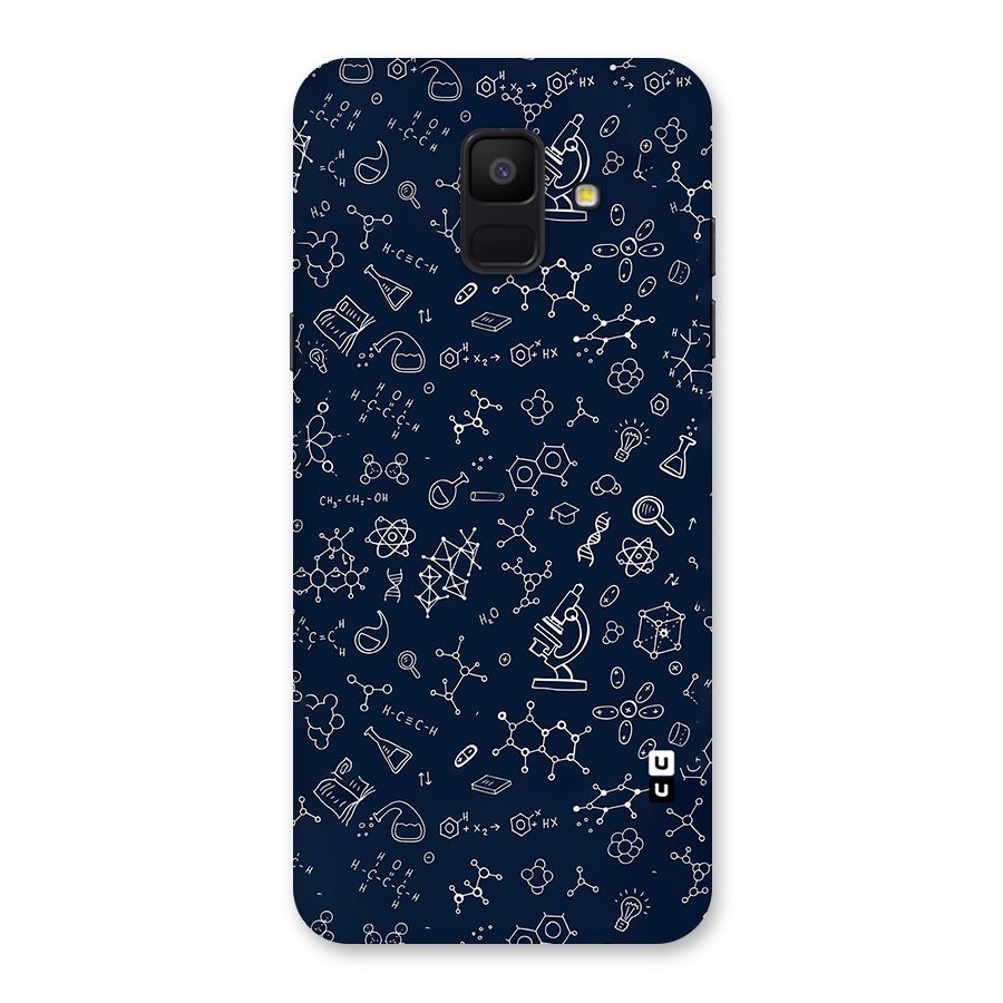 Chemistry Doodle Art Back Case for Galaxy A6 (2018)
