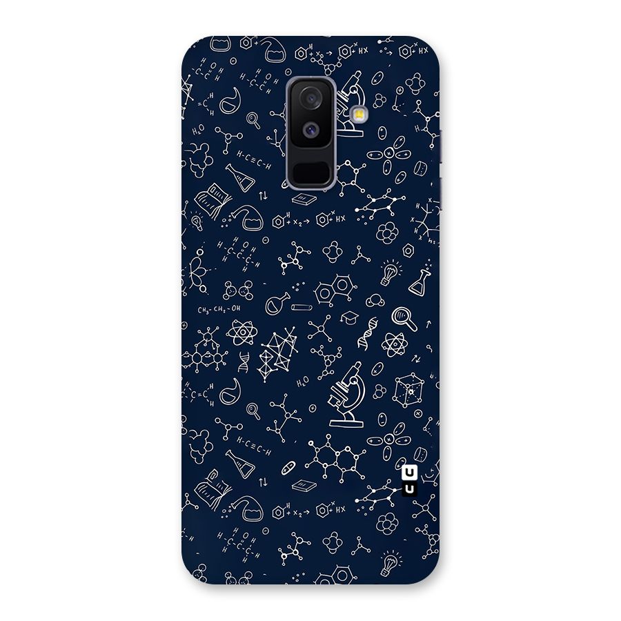 Chemistry Doodle Art Back Case for Galaxy A6 Plus