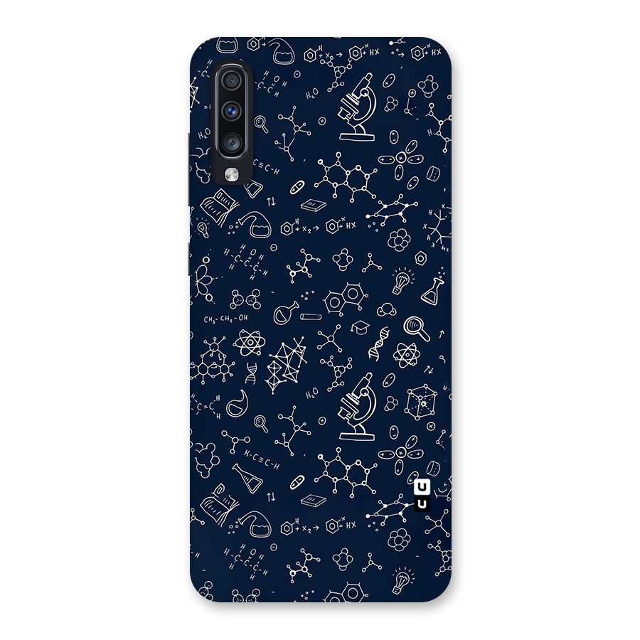 Chemistry Doodle Art Back Case for Galaxy A70