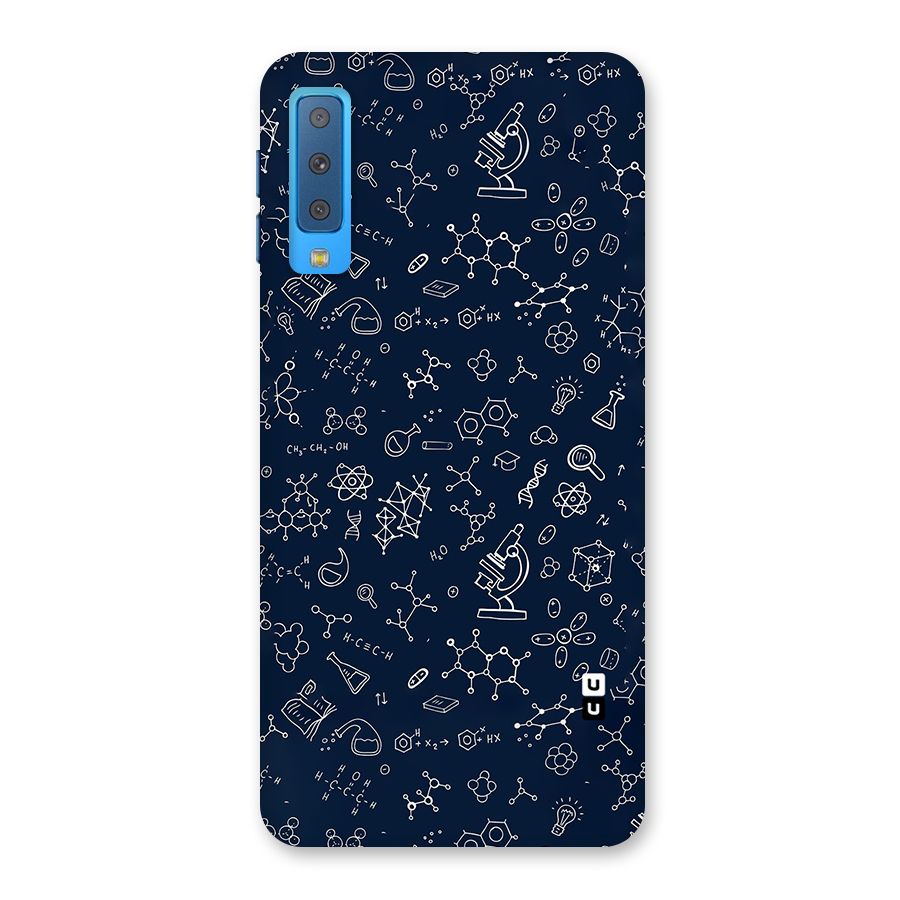 Chemistry Doodle Art Back Case for Galaxy A7 (2018)
