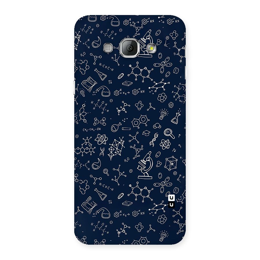 Chemistry Doodle Art Back Case for Galaxy A8