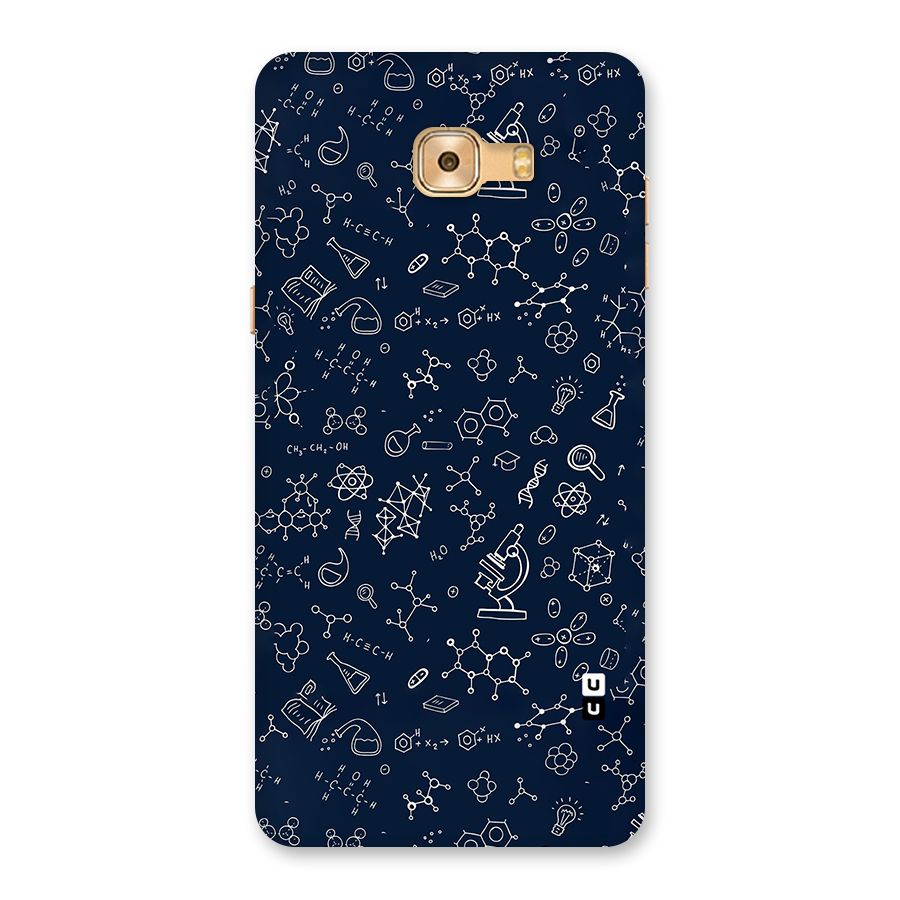 Chemistry Doodle Art Back Case for Galaxy C9 Pro