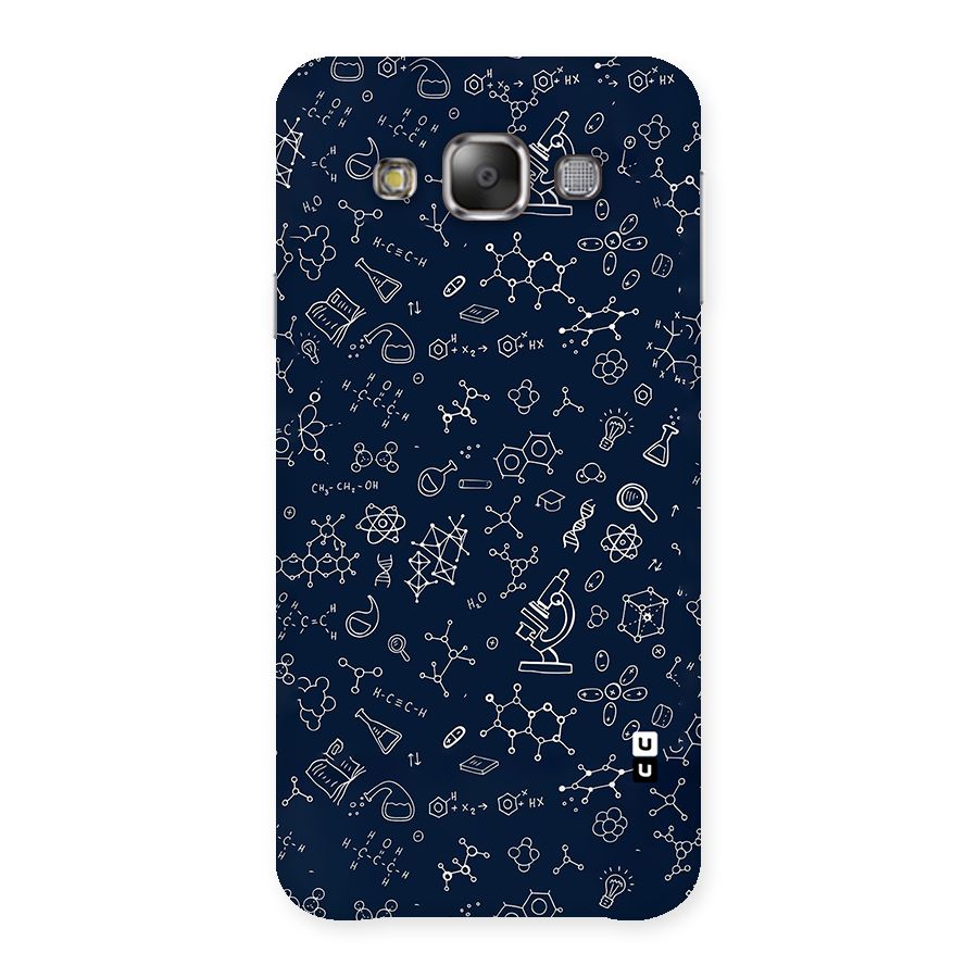 Chemistry Doodle Art Back Case for Galaxy E7