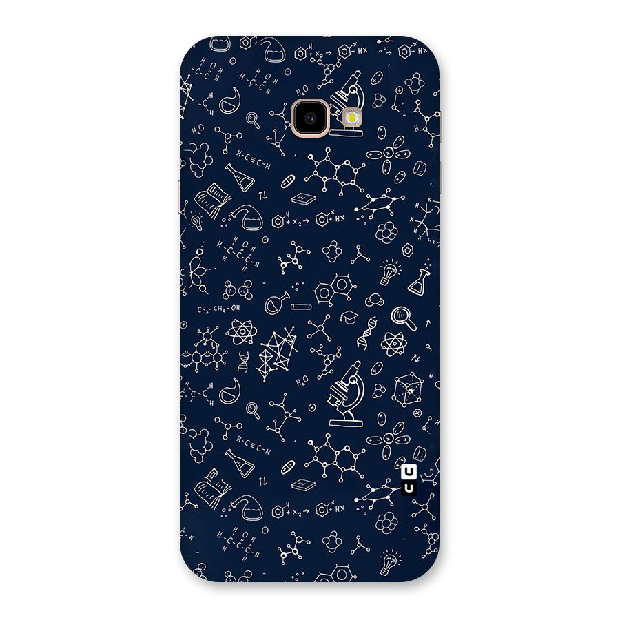 Chemistry Doodle Art Back Case for Galaxy J4 Plus