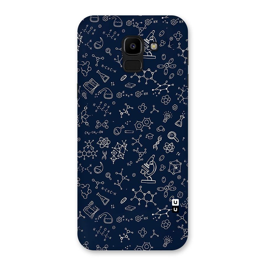 Chemistry Doodle Art Back Case for Galaxy J6