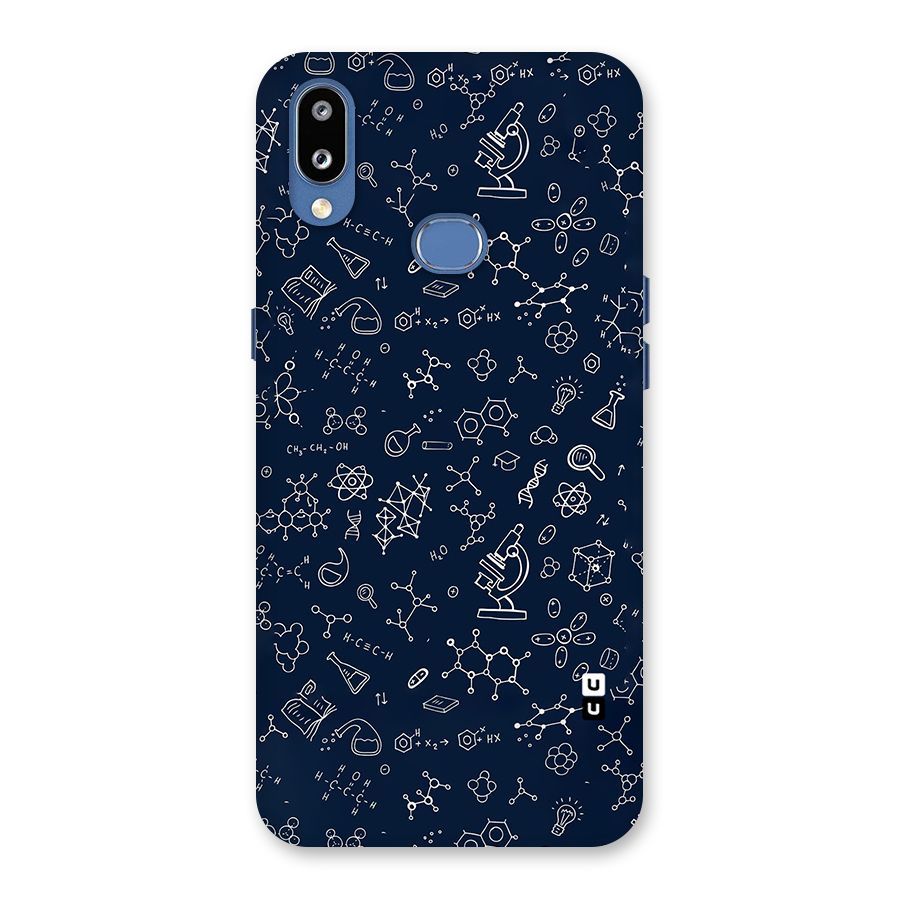 Chemistry Doodle Art Back Case for Galaxy M01s