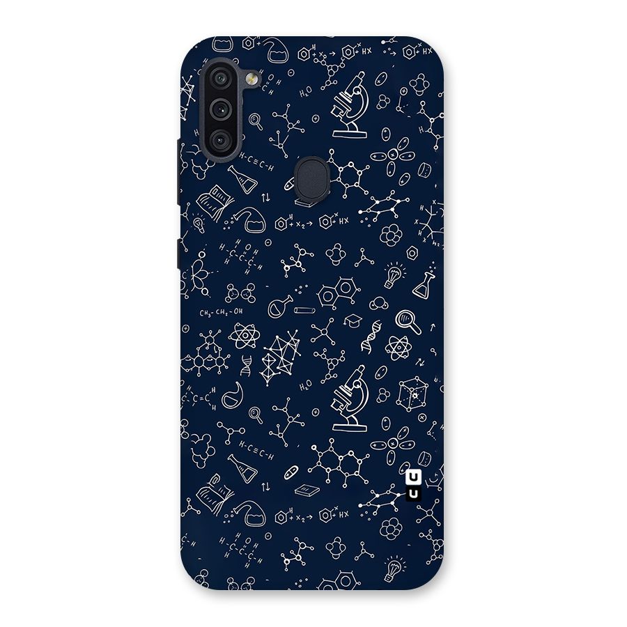 Chemistry Doodle Art Back Case for Galaxy M11
