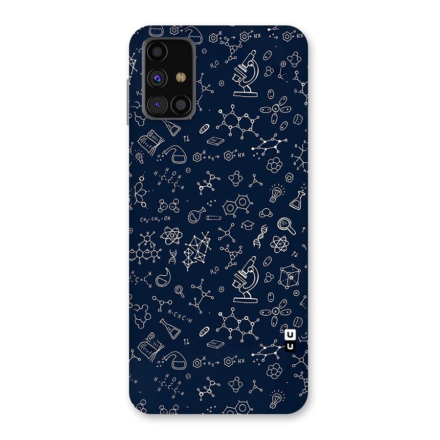Chemistry Doodle Art Back Case for Galaxy M31s