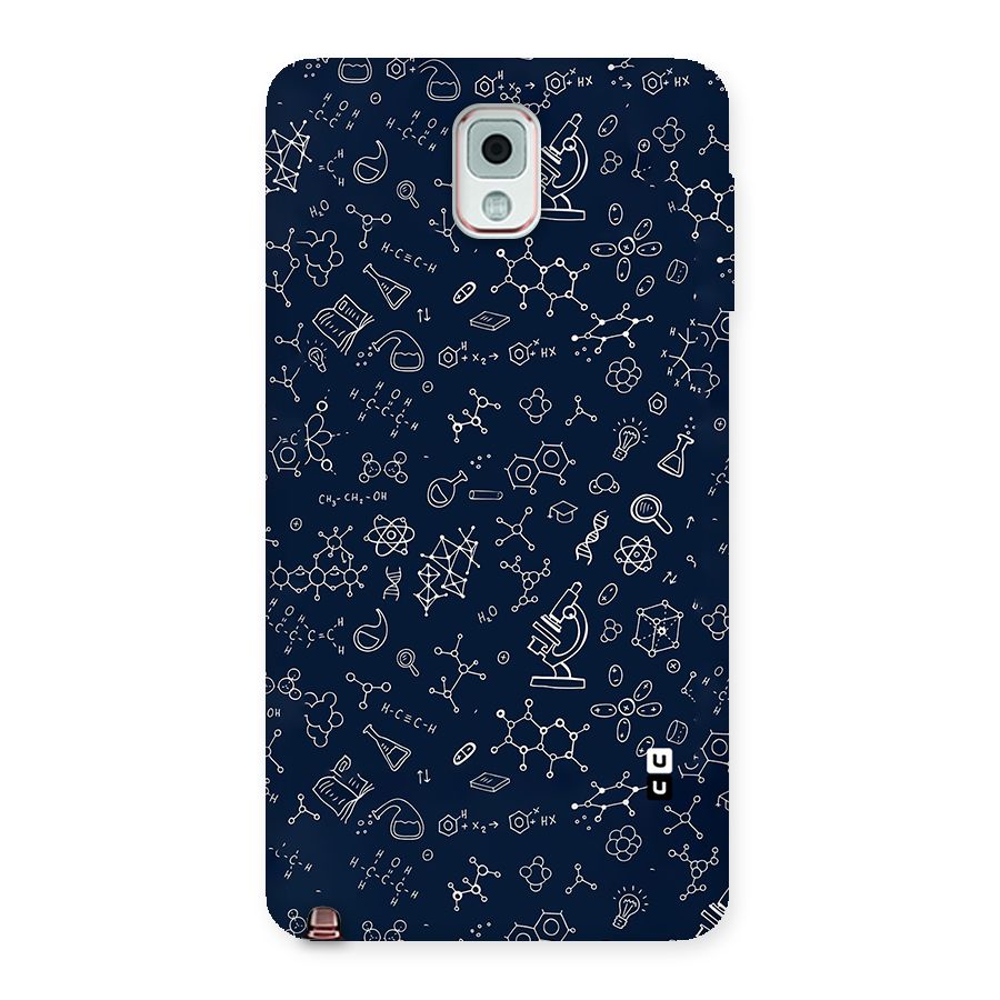 Chemistry Doodle Art Back Case for Galaxy Note 3