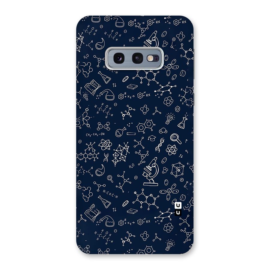 Chemistry Doodle Art Back Case for Galaxy S10e