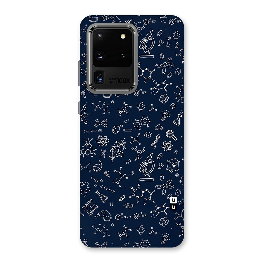 Chemistry Doodle Art Back Case for Galaxy S20 Ultra