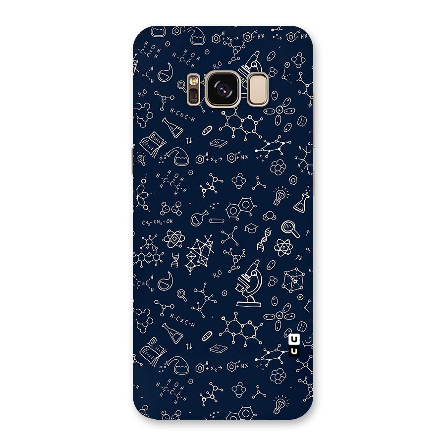 Chemistry Doodle Art Back Case for Galaxy S8