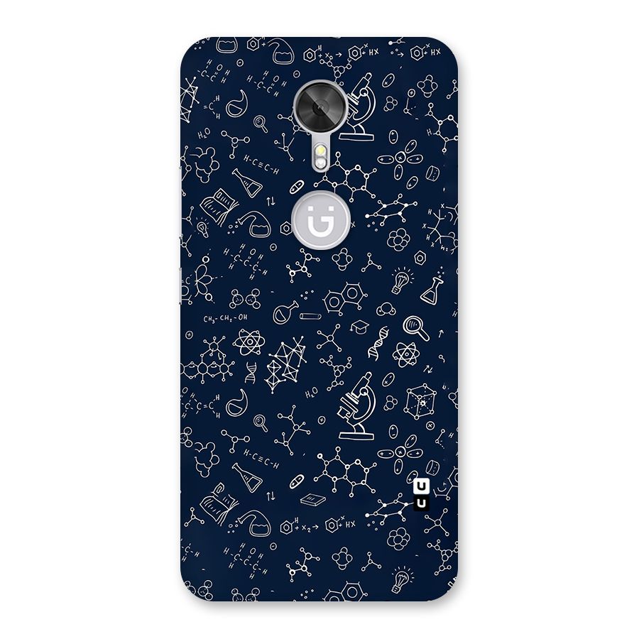 Chemistry Doodle Art Back Case for Gionee A1