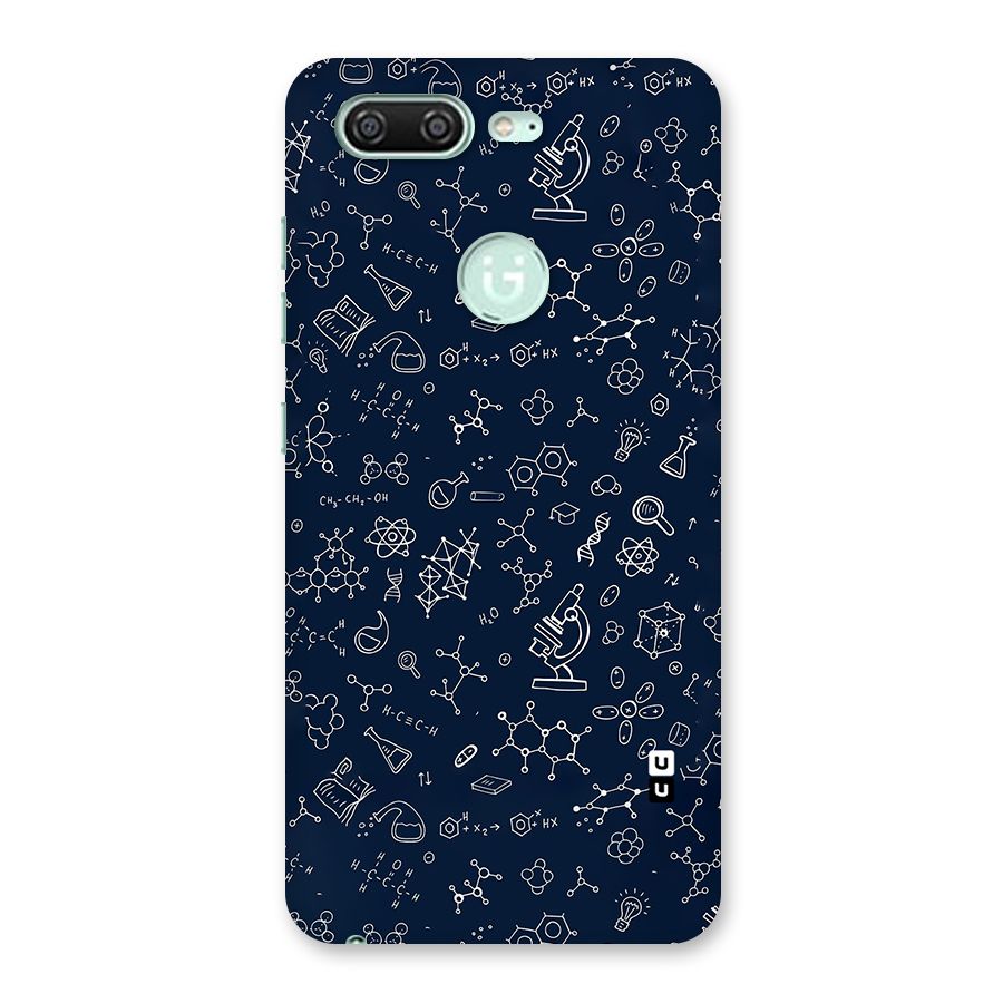 Chemistry Doodle Art Back Case for Gionee S10