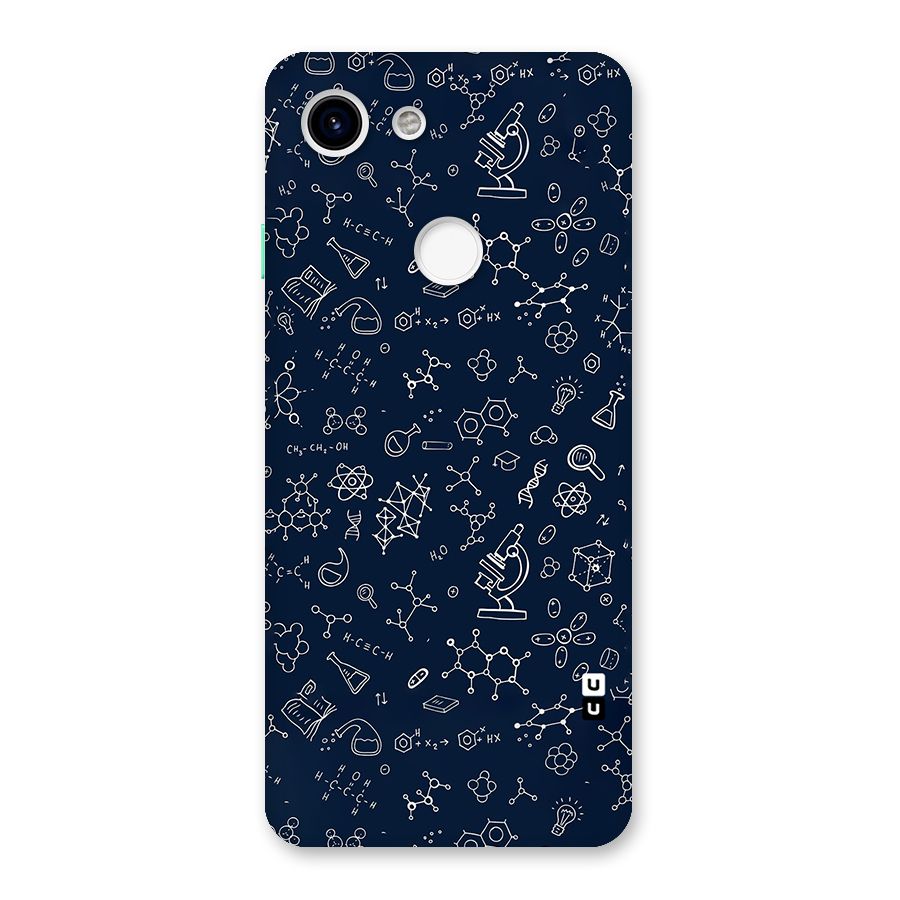 Chemistry Doodle Art Back Case for Google Pixel 3