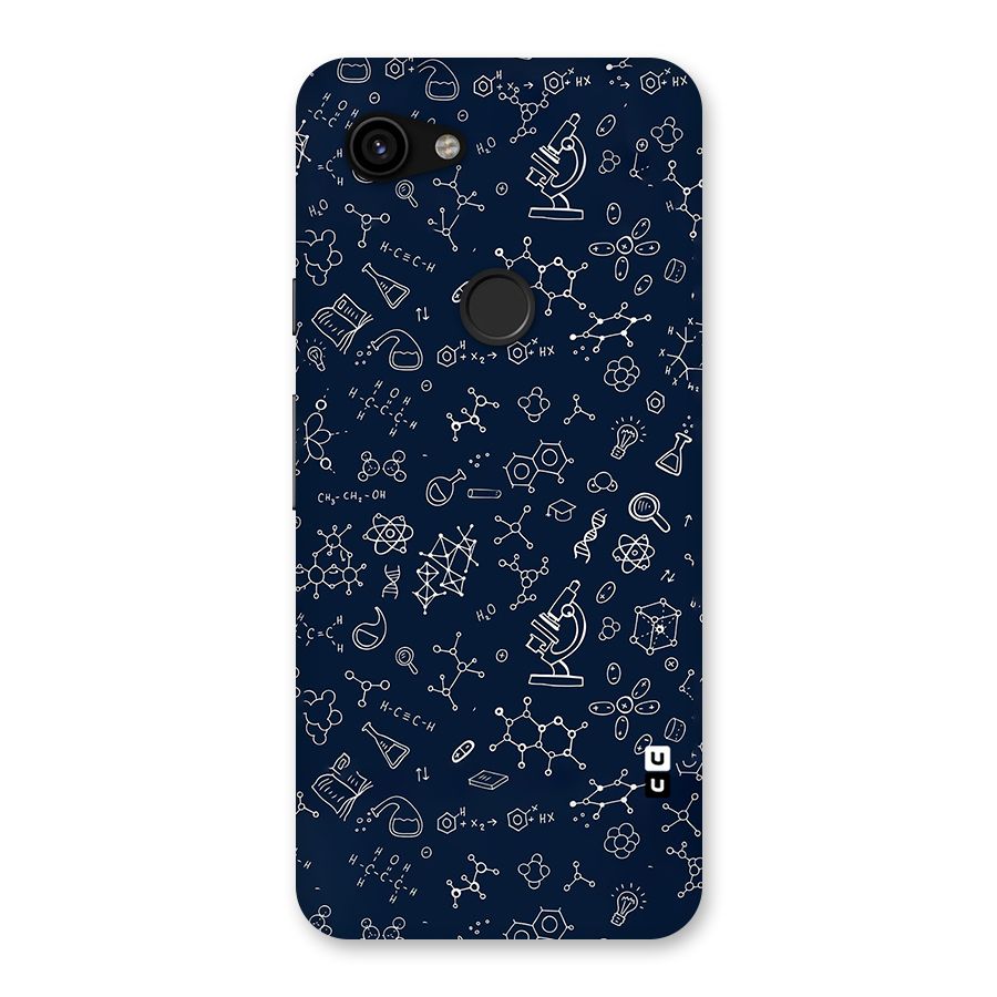 Chemistry Doodle Art Back Case for Google Pixel 3a