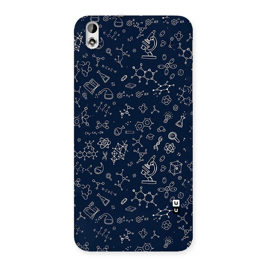 Chemistry Doodle Art Back Case for HTC Desire 816g