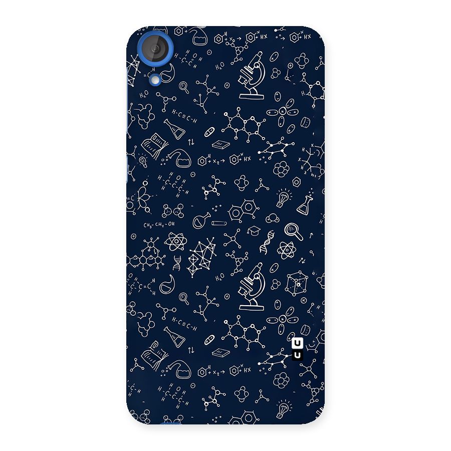 Chemistry Doodle Art Back Case for HTC Desire 820