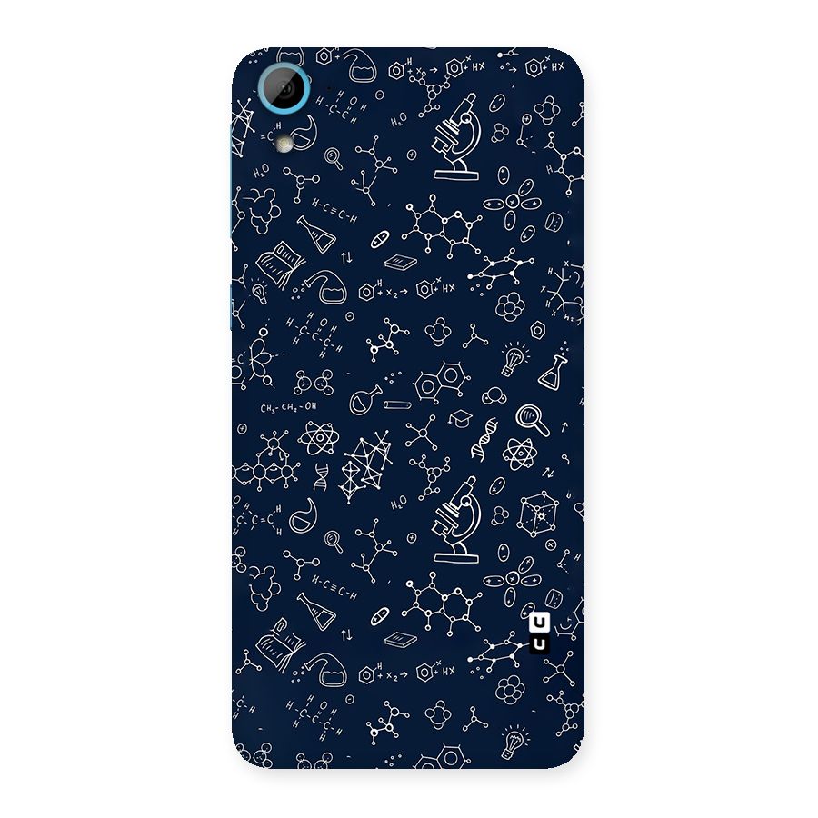 Chemistry Doodle Art Back Case for HTC Desire 826