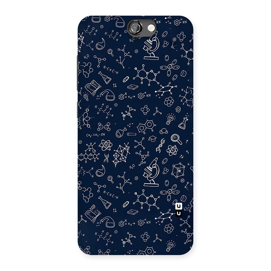 Chemistry Doodle Art Back Case for HTC One A9
