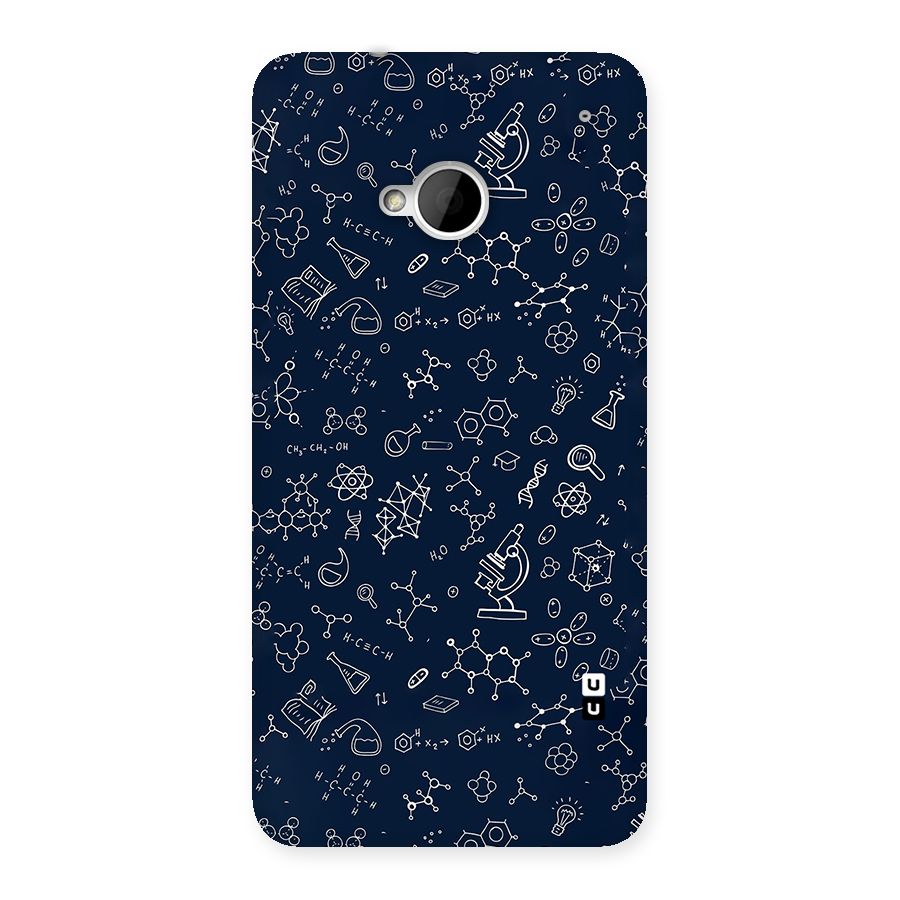Chemistry Doodle Art Back Case for HTC One M7