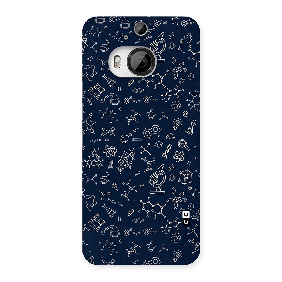 Chemistry Doodle Art Back Case for HTC One M9 Plus