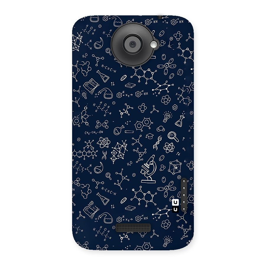 Chemistry Doodle Art Back Case for HTC One X