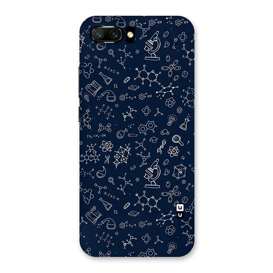 Chemistry Doodle Art Back Case for Honor 10