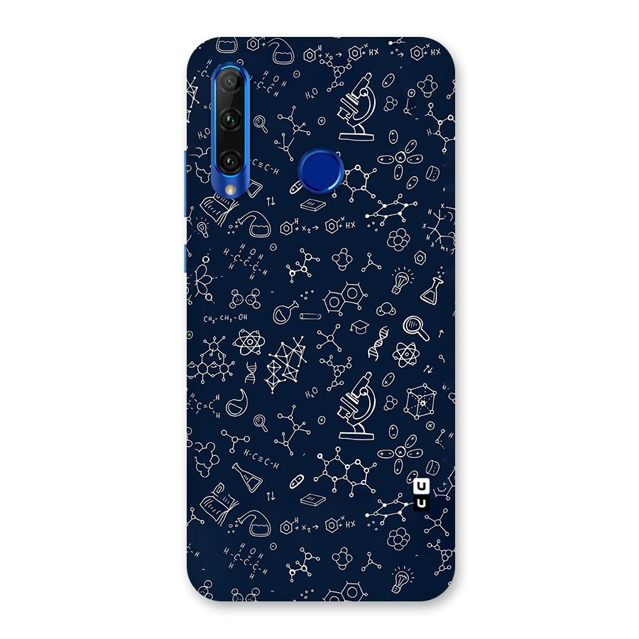 Chemistry Doodle Art Back Case for Honor 20i