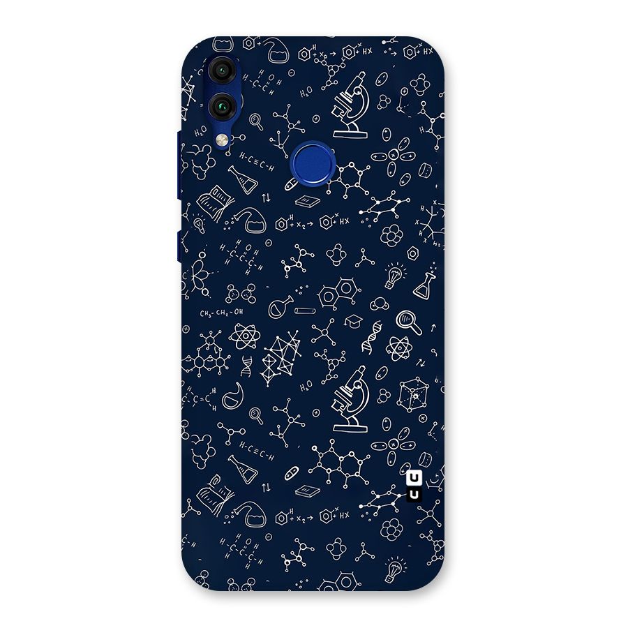 Chemistry Doodle Art Back Case for Honor 8C
