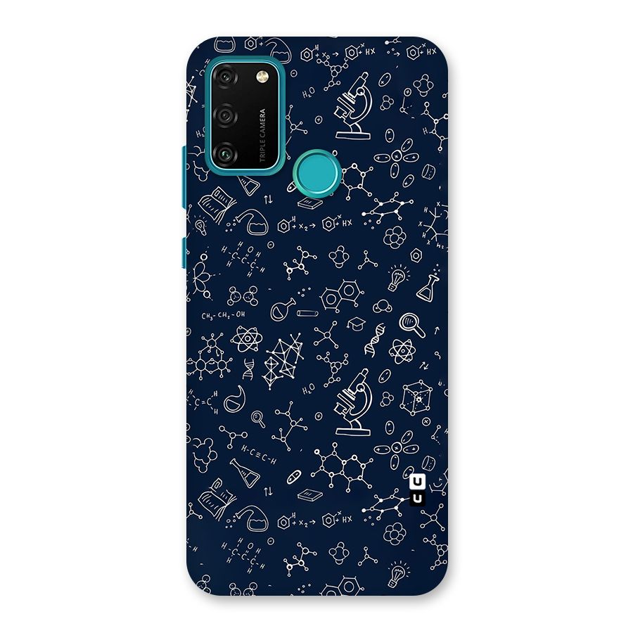 Chemistry Doodle Art Back Case for Honor 9A