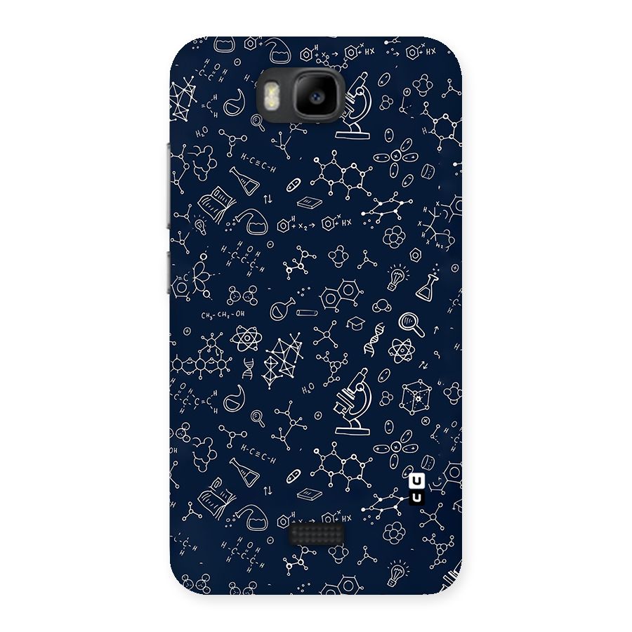 Chemistry Doodle Art Back Case for Honor Bee