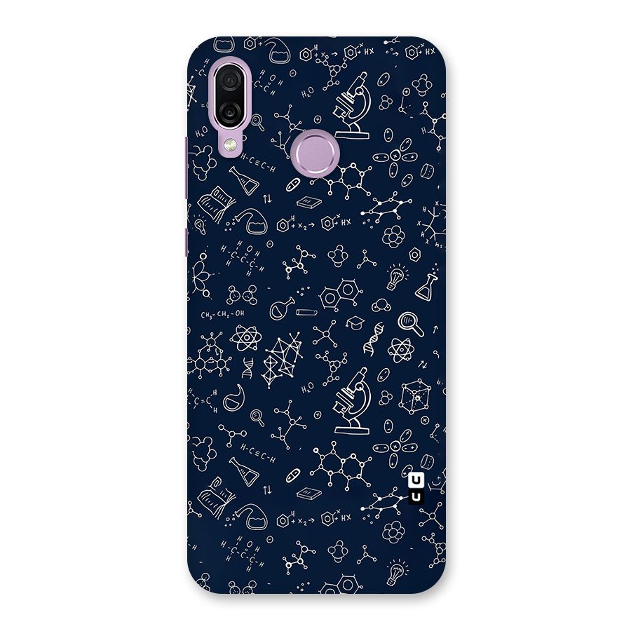 Chemistry Doodle Art Back Case for Honor Play