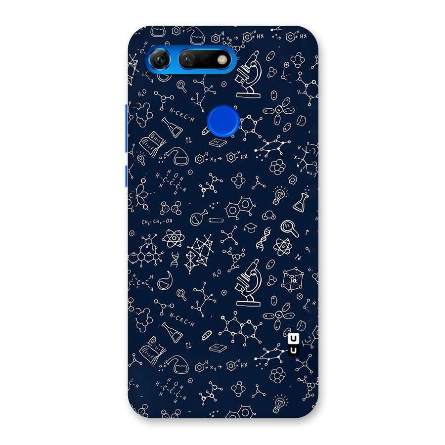Chemistry Doodle Art Back Case for Honor View 20