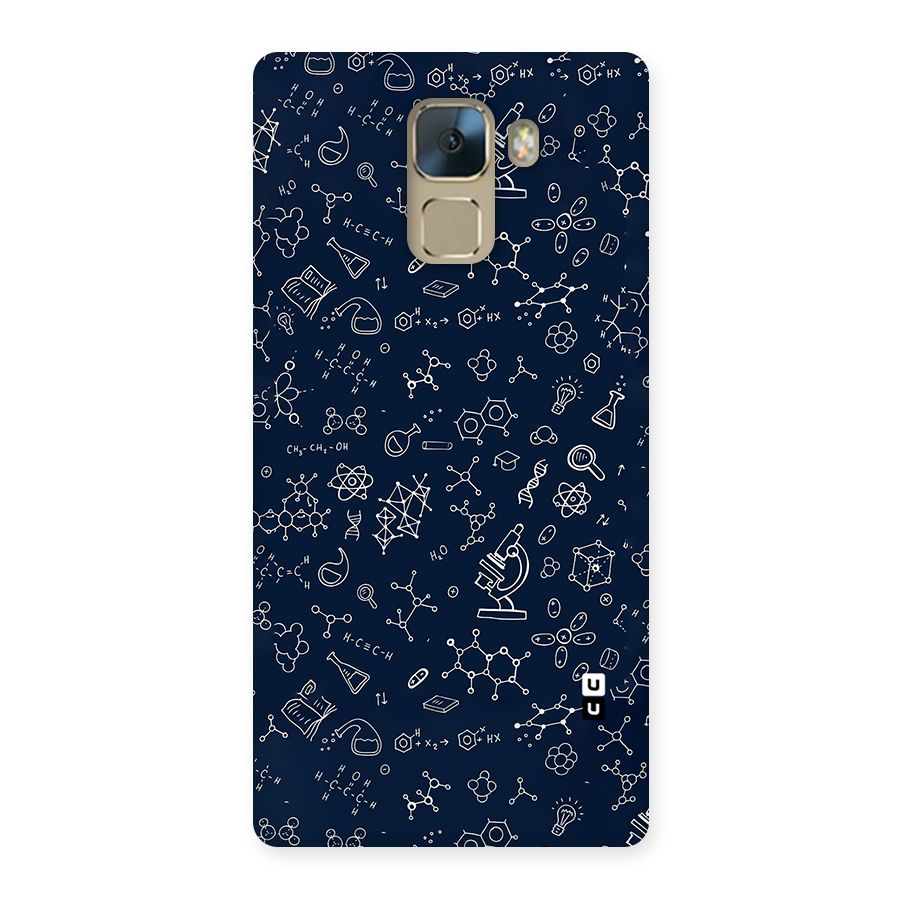 Chemistry Doodle Art Back Case for Huawei Honor 7