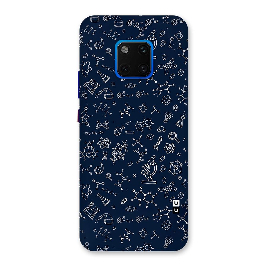 Chemistry Doodle Art Back Case for Huawei Mate 20 Pro