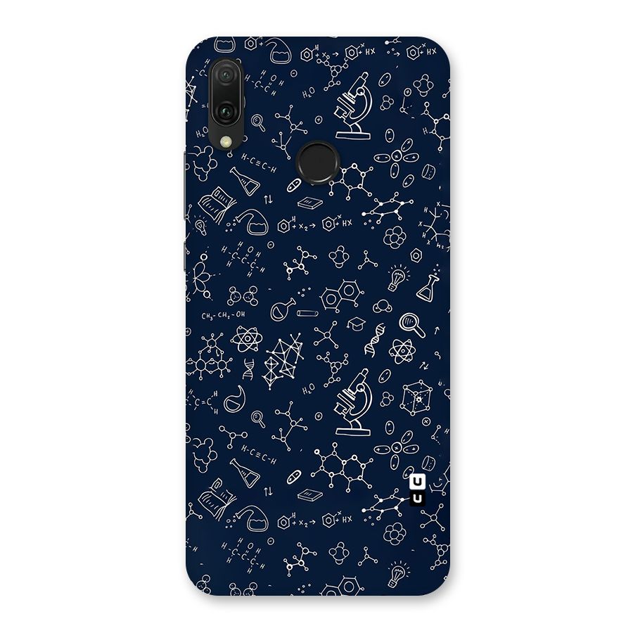 Chemistry Doodle Art Back Case for Huawei Y9 (2019)